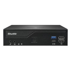 Shuttle XP Slim DH610V2 Barebone PC - 135L, Black, Intel H610 LGA 1700 - Compact Performance for Your Needs!